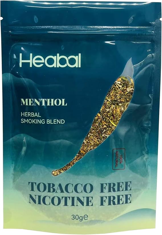 Herbal Smoking Blend - Tobacco & Nicotine Free - Menthol (1.06oz)