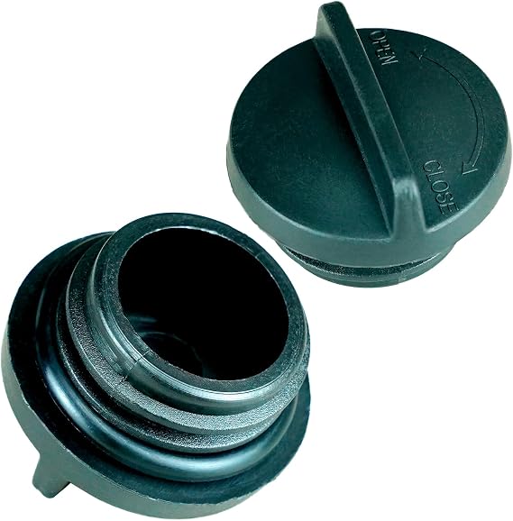 2 Pieces Umbrella Base Plug Cap for Umbrellas Water Fillable Base Stand Black