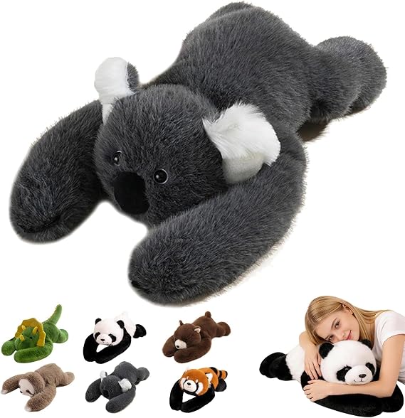 Weighted Panda Plush Toy,Red Panda Plush,Sloth Weighr,Weighted Animal,Weight Animals, For Anxiety Adult,Animals, Soft Toy For Stress Relief & Calming, Cuddly Anxiety (C,30)