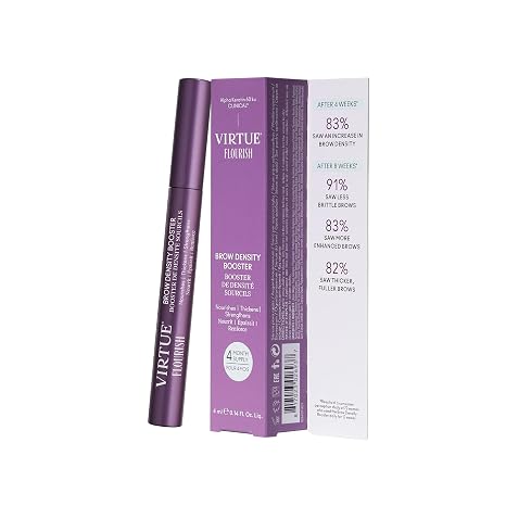 Virtue Flourish Brow Density Booster Treatment with Keratin for Thicker Eyebrows