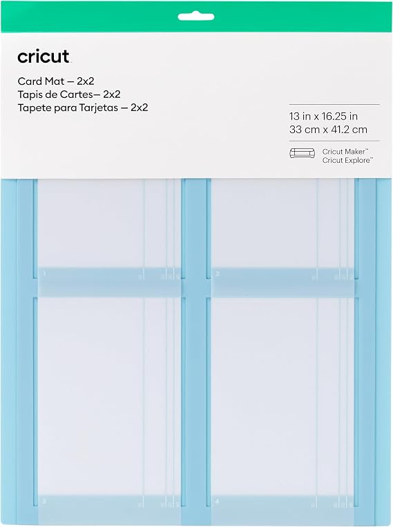 Cricut Card Mat 2x2, Reusable, Non-Slip Craft Mat
