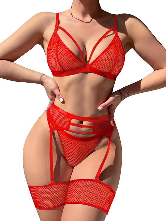 popiv Women's Sexy Lingerie Set