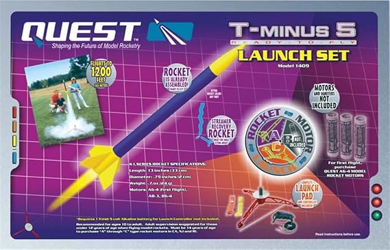 Quest Aerospace T-Minus 5 Model Rocket Launch Set