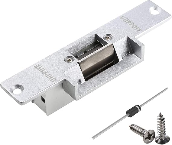 UHPPOTE Electric Door Strike Lock Fail Secure 12VDC for Access Control