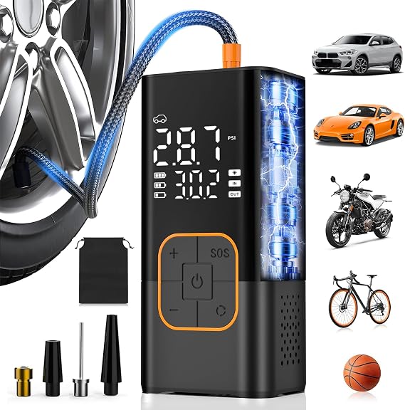 Cordless Electric Tyre Inflator Air Compressor 150 PSI