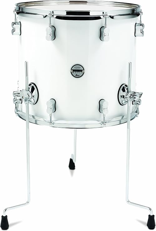 Pacific Drums PDCM1618TTPW 16 x 18 Inches Floor Tom with Chrome Hardware - Pearlescent White