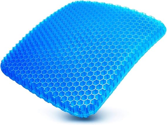 Relaxheal Gel Cushion, Chair, No Buttock Pain, Gel Cushion, Car Cushion, Genuine Product, 15.7 x 14.6 inches 40 x 37 cm