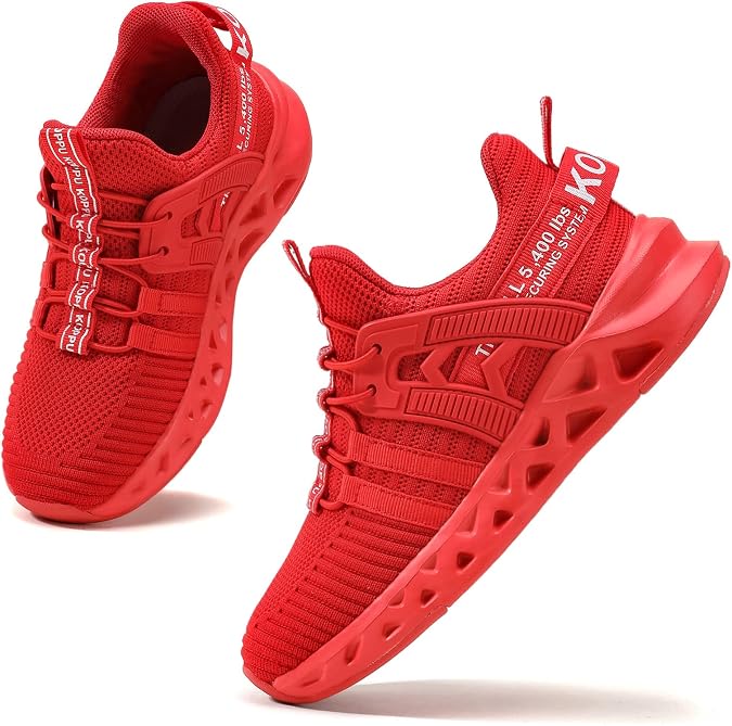 koppu Kids Boys Tennis Shoes for Girls Lightweight Slip on Running Sneakers