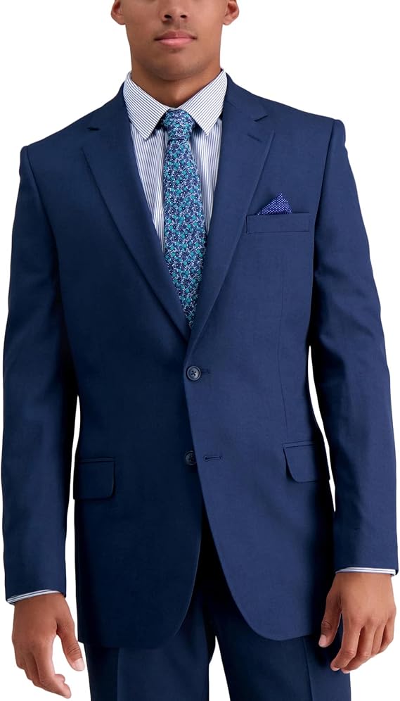 Haggar Men's Tailored Fit Travel Performance Suit Separate Pants & Jackets