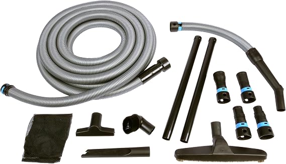 Quick Click Multi-Brand Power Tool Dust Collection Adapter Set  Cleanup Vacuum Accessories with 30 Ft. Hose for Home and Shop Wet/Dry Vacuums