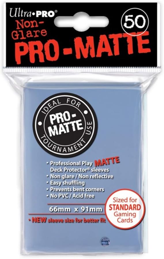 Ultra Pro 7442784515 Deck Protectors - Pro-Matte Black