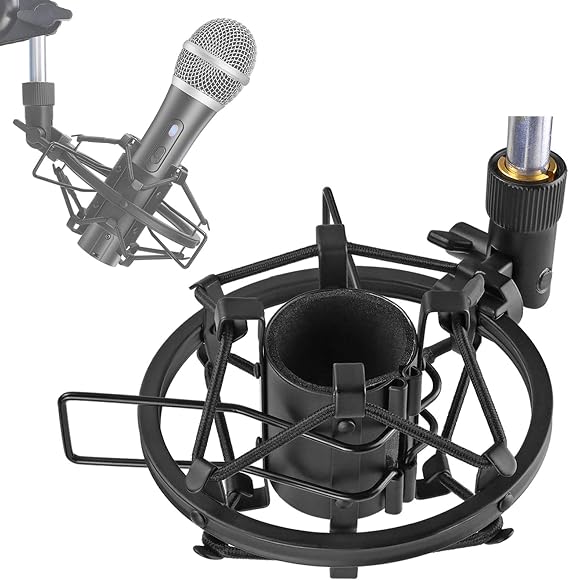 SUNMON ATR2100X-USB Mic Shock Mount Holder for Reduces Vibration and Noise, Suitable for Audio-Technica ATR2100X, ATR2100 USB Microphone