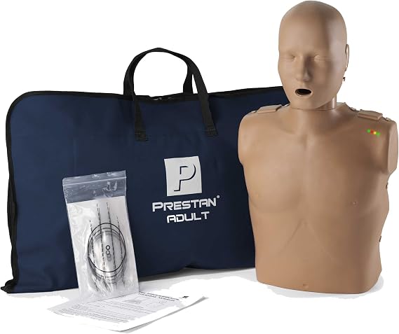 Prestan Products Prestan Professional Adult Dark Skin CPR-AED Training Manikin (with CPR Monitor)