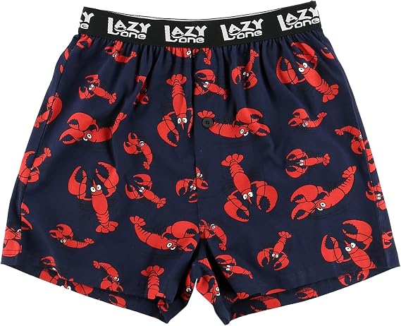 Lazy One Funny Animal Boxers, Novelty Boxer Shorts, Gag Gifts for Men, Humorous Underwear For Men