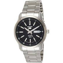 SEIKO 5 Automatic Black Dial Men&amp;amp;amp;amp;amp;amp;amp;amp;amp;amp;amp;#39;s Watch SNKP11