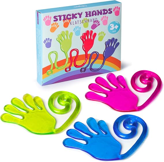 Cikyner Giant Stretchy Sticky Hands，3Pcs Premium Party Favors for Kids