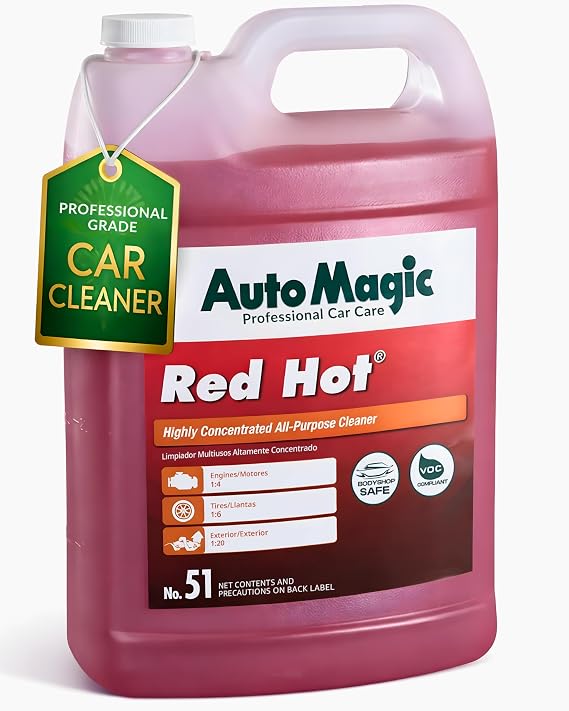 Auto Magic Heavy-Duty Concentrated Engine Degreaser & All-Purpose Cleaner: Multi-Surface, Adjustable Dilution Ratios, VOC Compliant, Phosphate-Free