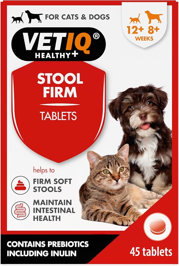 VETIQ Stool Firm Cat & Dog Intestinal Health Tablets x 45