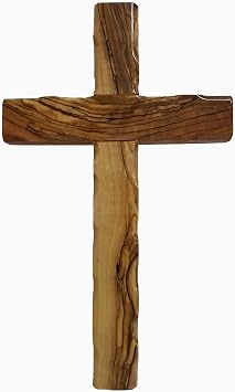 Jerusalem Olive Wood 10" Cross from Bethehem