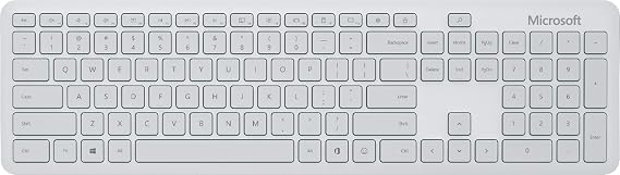 Microsoft - Bluetooth Keyboard and Mouse Bundle - Glacier