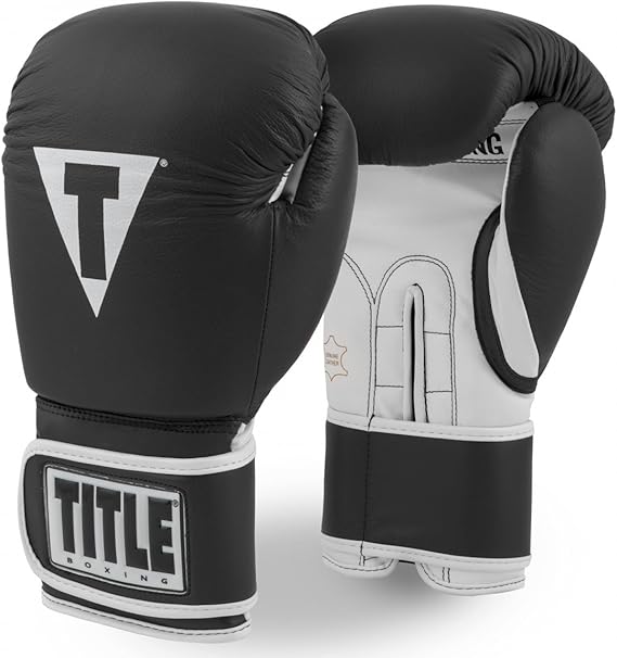 TITLE Boxing Pro Style Leather Training Gloves 3.0 - Boxing Gloves, Boxing Training Gloves, MMA Gloves, Oz Training Gloves, Kickboxing Gloves, Punching Bag Gloves, Sparring Gloves