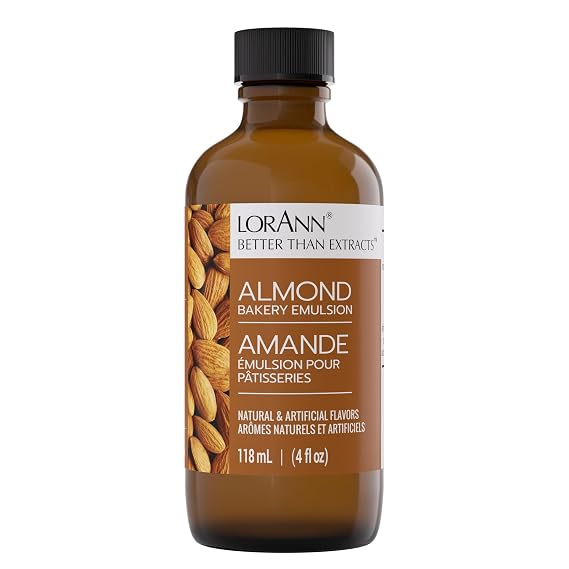 LorAnn Almond Bakery Emulsion, 4 ounce bottle