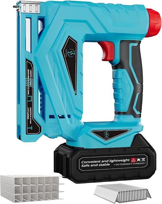 18 Gauge 3-in-1 Cordless Brad Nailer Stapler Battery Powered