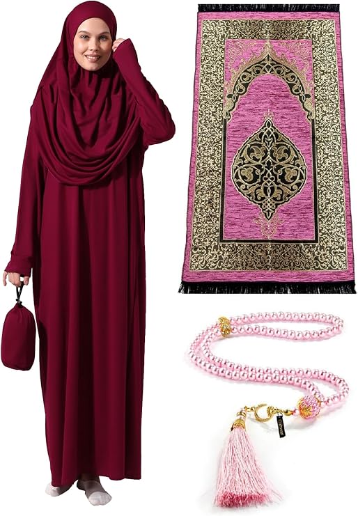 One Piece Prayer Dress - Prayer Rug - Rosary - Worship Set - 5015