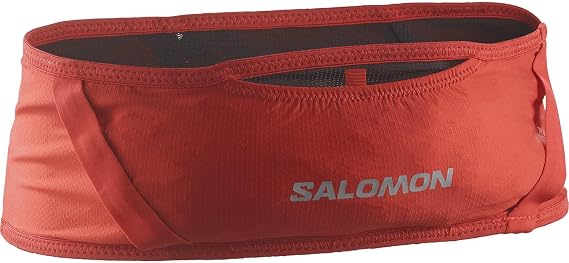 Salomon Pulse Belt, Lightweight Snug Fit Running Belt with Breathable 4-Way Stretch, Secret Pockets for Secure Storage, Versatile Minimalist Design for Short or Technical Runs