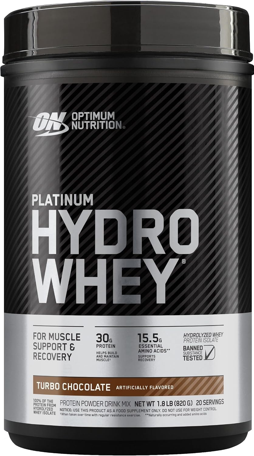 Domestic Genuine ProductON Platinum HydroWhey Protein Turbo Chocolate 816g 1.8lb Bottle Type Optimum Nutrition