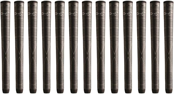 Winn DriTac Lite Oversize +1/8" Dark Gray Golf Grip Bundle (13 Piece)