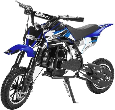 Superrio 49CC 2-Stroke Gas Power Mini Dirt Bike Blue