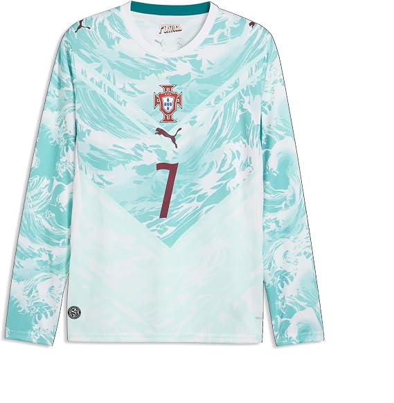 Puma Men's FA Portugal Away Long Sleeve Jersey Replica