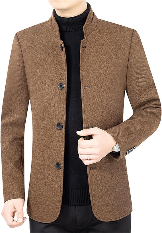 Men's Suit Jacket Casual Button Slim Fit Sport Coat Business Daily Blazer