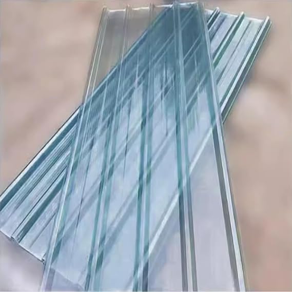 1.5mm Clear Roof Sheet,Corrugated Roofing Sheets,Roofing Tiles,Sunroom Daylighting Panels,FRP Daylighting Plate,Replacement Shed Panel,1/2/3/5/6/8/10/12/15 Pcs,for Garage (35x59in,10 Pcs)