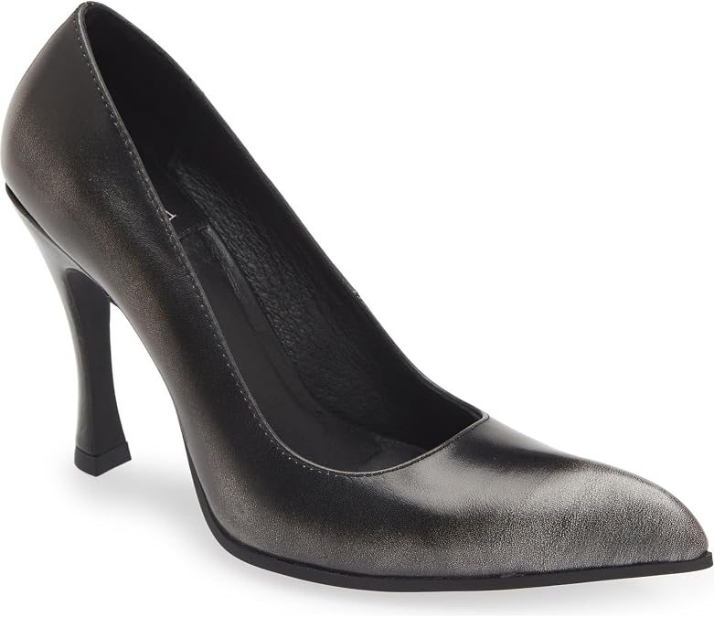 Jeffrey Campbell Womens Corporate Pump White Black Ruboff 10