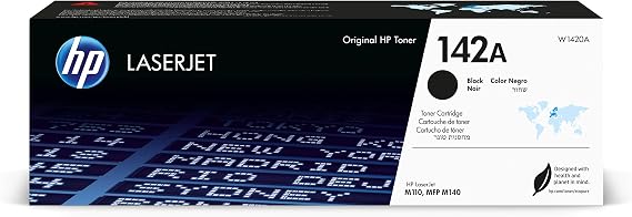 HP 142A Original LaserJet Toner Cartridge, Black, 950 Page Yield