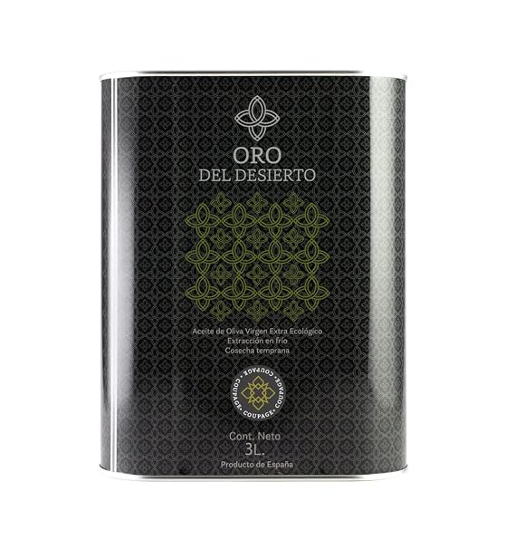ORO DEL DESIERTO - Spanish Extra Virgin Olive Oil (Coupage of the Arbequina, Hojiblanca and Picual varieties) - Tin (3 Litre)