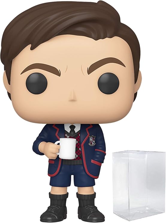 POP Umbrella Academy - Number Five Funko Pop! Vinyl Figure (Bundled with Compatible Pop Box Protector Case), Multicolored, 3.75 inches