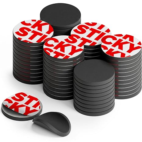 Sticky Flexible Adhesive Magnets for Crafts, 0.8"x0.08" (20x2mm), 36 pcs