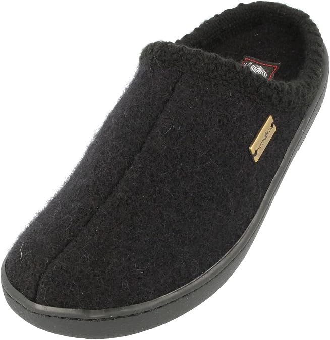HAFLINGER Unisex AT Nordkap Wool Hard Sole Slippers