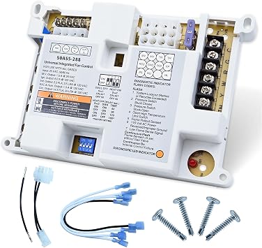 Upgraded 50A55-288 Furnace Control Circuit Board Replacement for White Rodgers Amana Goodman and Whirlpool 8068142 Ignition Module