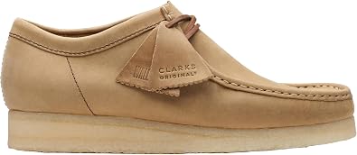 CLARKS ORIGINALS Wallabee Shoes Brown Leather 11.5