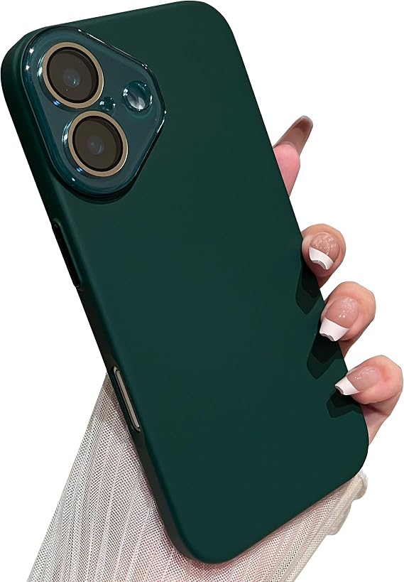 Caseative for iPhone 16 Case, Dark Green
