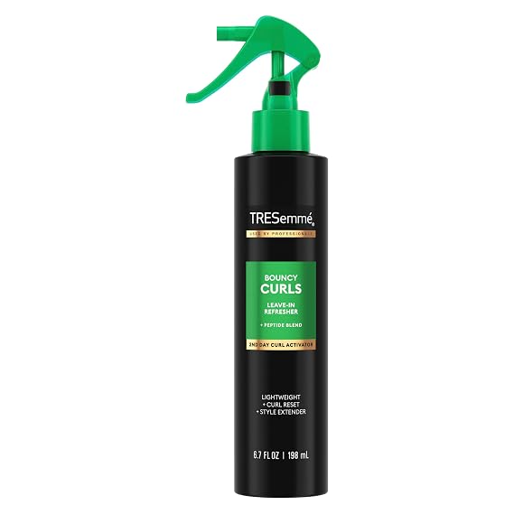 TRESemme Leave-In Refresher 1 ct Bouncy Curls for a 2nd Day Curl Activation, with Peptide Blend, 6.7 fl oz