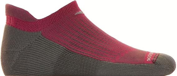 Drymax Running No Show Tab, October Pink/Anthracite, W5-7 / M3.5-5.5