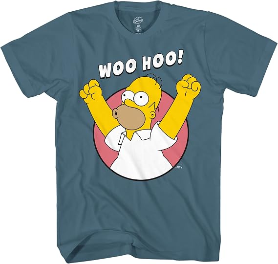 The Simpsons Homer Woo Hoo! Mens Adult T-Shirt