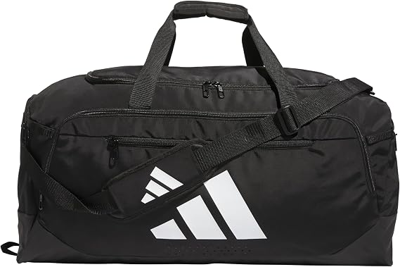 adidas Defender 5 Duffel Bag for Sports, Gym and Travel, Black, OSFA