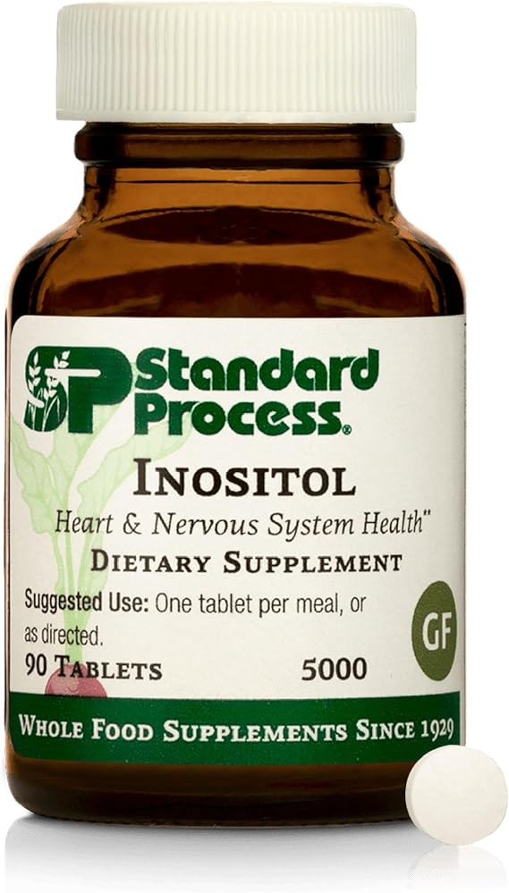 Standard Process Inositol, Nervous System & Cardiovascular, 90 Tablets