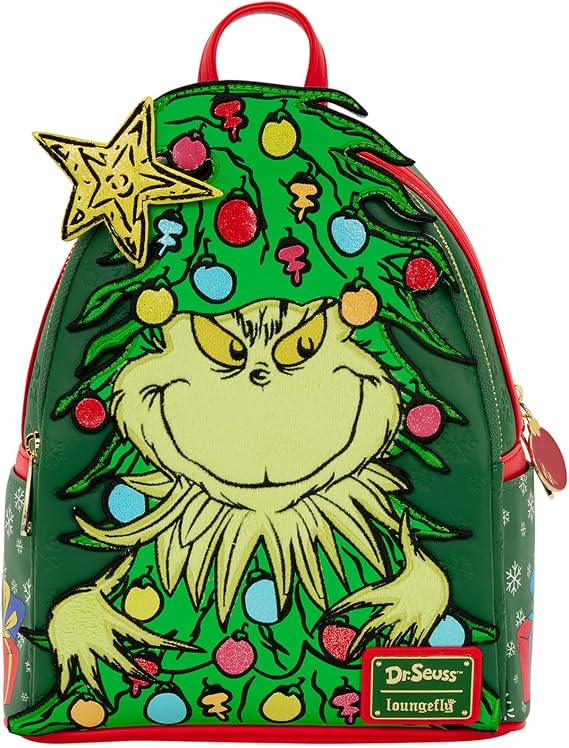 Loungefly Dr. Seuss Grinch Holiday Mini Backpack